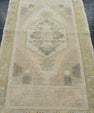 Turkish Mini Rug Oriental Hand Knotted Vintage Rug 1'10" x 3'2" #16889