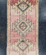 Turkish Mini Rug Oriental Hand Knotted Vintage Rug 1'8" x 3'2" #16890