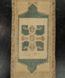 Turkish Mini Rug Oriental Hand Knotted Vintage Rug 1'6" x 2'11" #21142