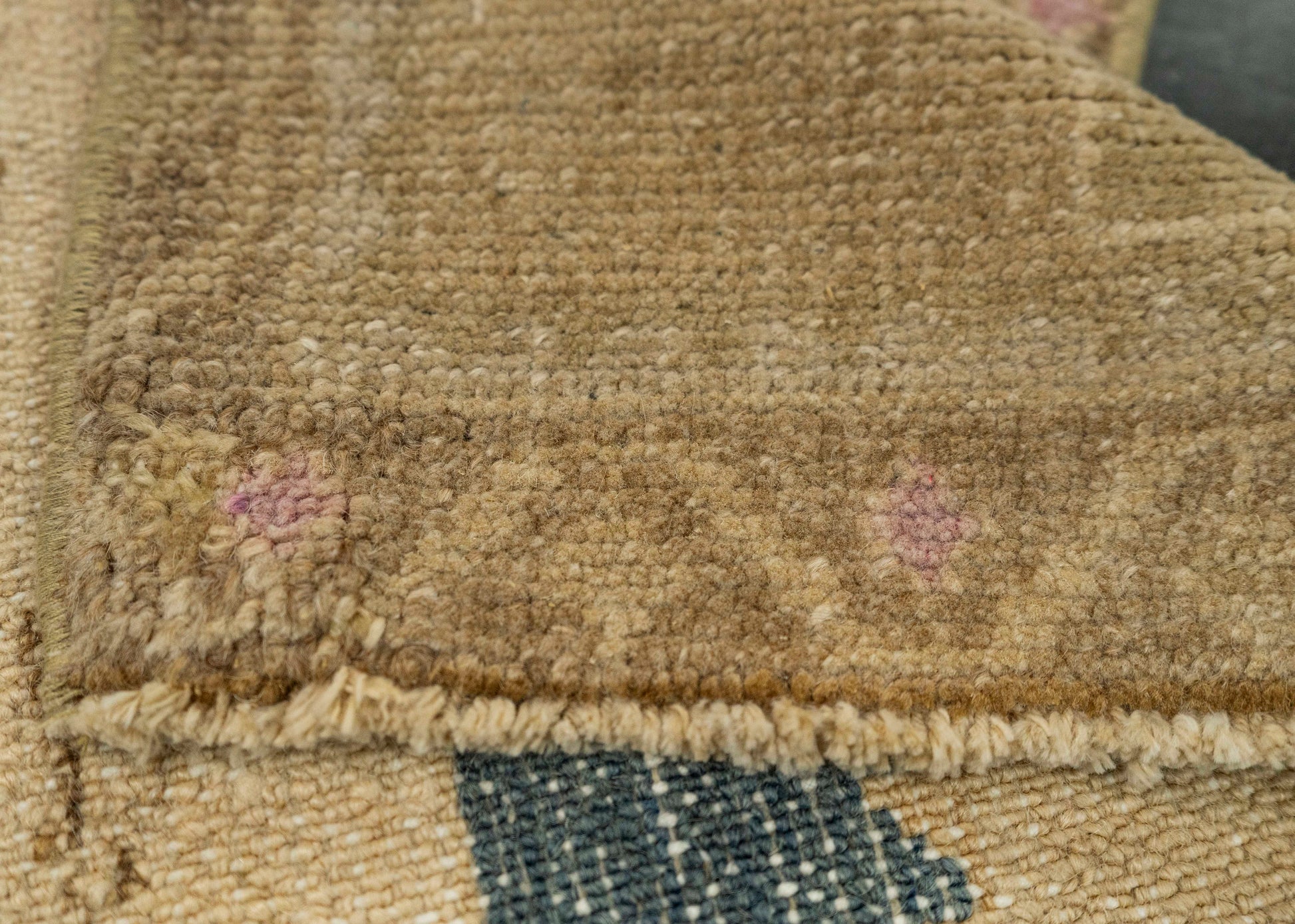 Turkish Mini Rug Oriental Hand Knotted Vintage Rug 1'6" x 2'11" #21142
