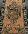 Turkish Mini Rug Oriental Hand Knotted Vintage Rug 1'4" x 2'6" #21145
