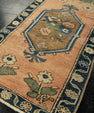 Turkish Mini Rug Oriental Hand Knotted Vintage Rug 1'4" x 2'6" #21145