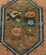 Turkish Mini Rug Oriental Hand Knotted Vintage Rug 1'4" x 2'6" #21145