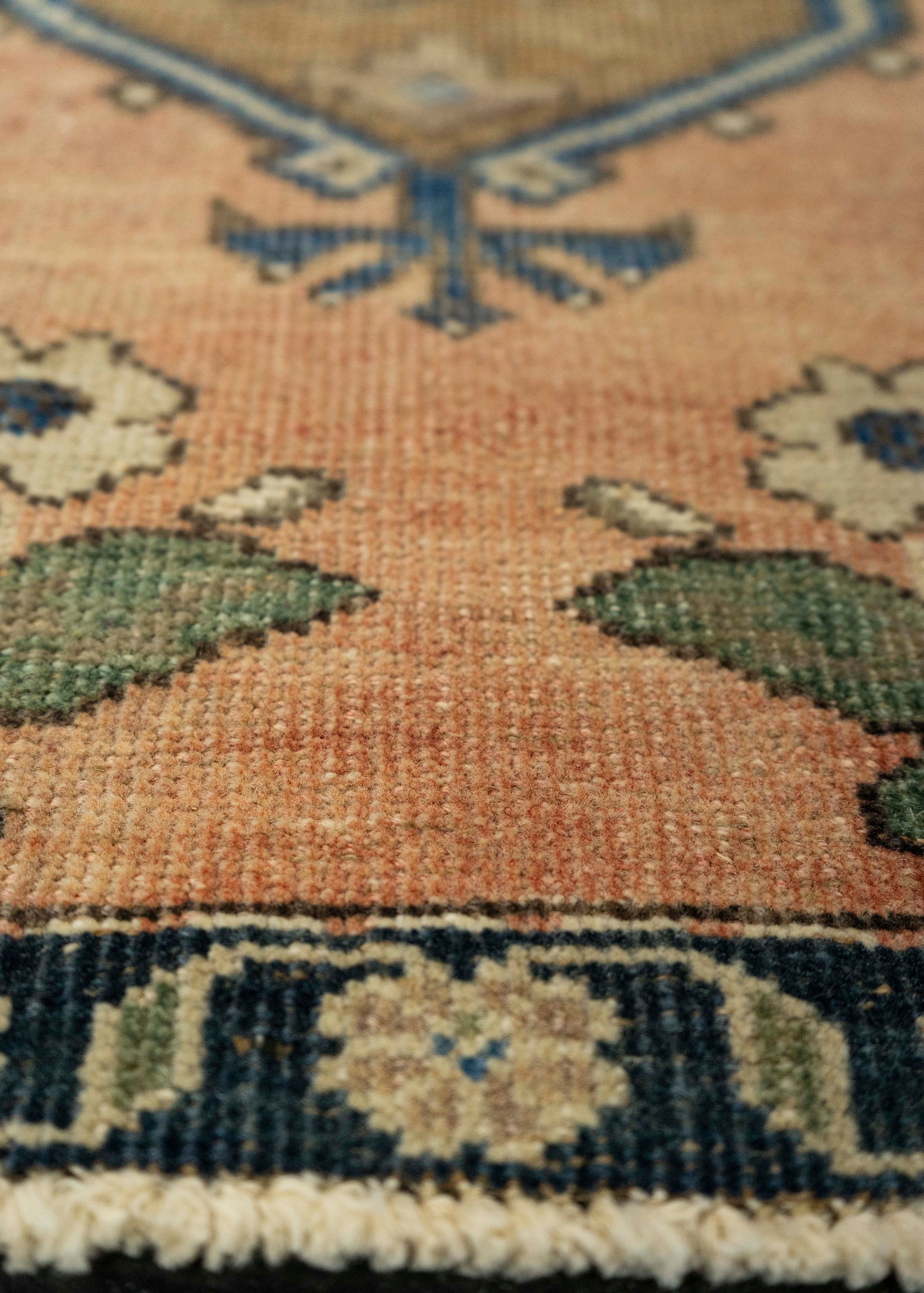 Turkish Mini Rug Oriental Hand Knotted Vintage Rug 1'4" x 2'6" #21145