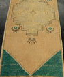 Turkish Mini Rug Oriental Hand Knotted Vintage Rug 1'8" x 3'7" #21146