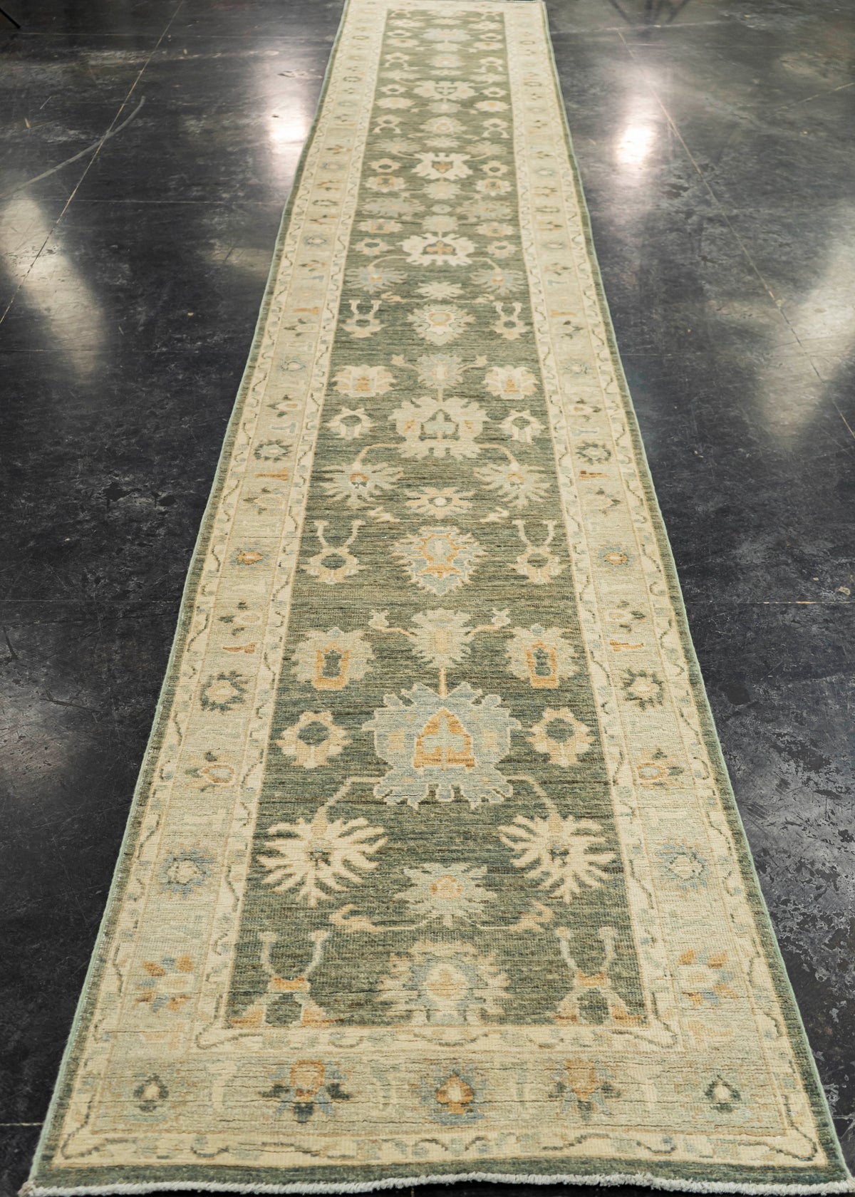 Oushak Runner Rug 2'8'' x 17'7'' #24978