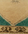 Turkish Mini Rug Oriental Hand Knotted Vintage Rug 1'8" x 3'7" #21146