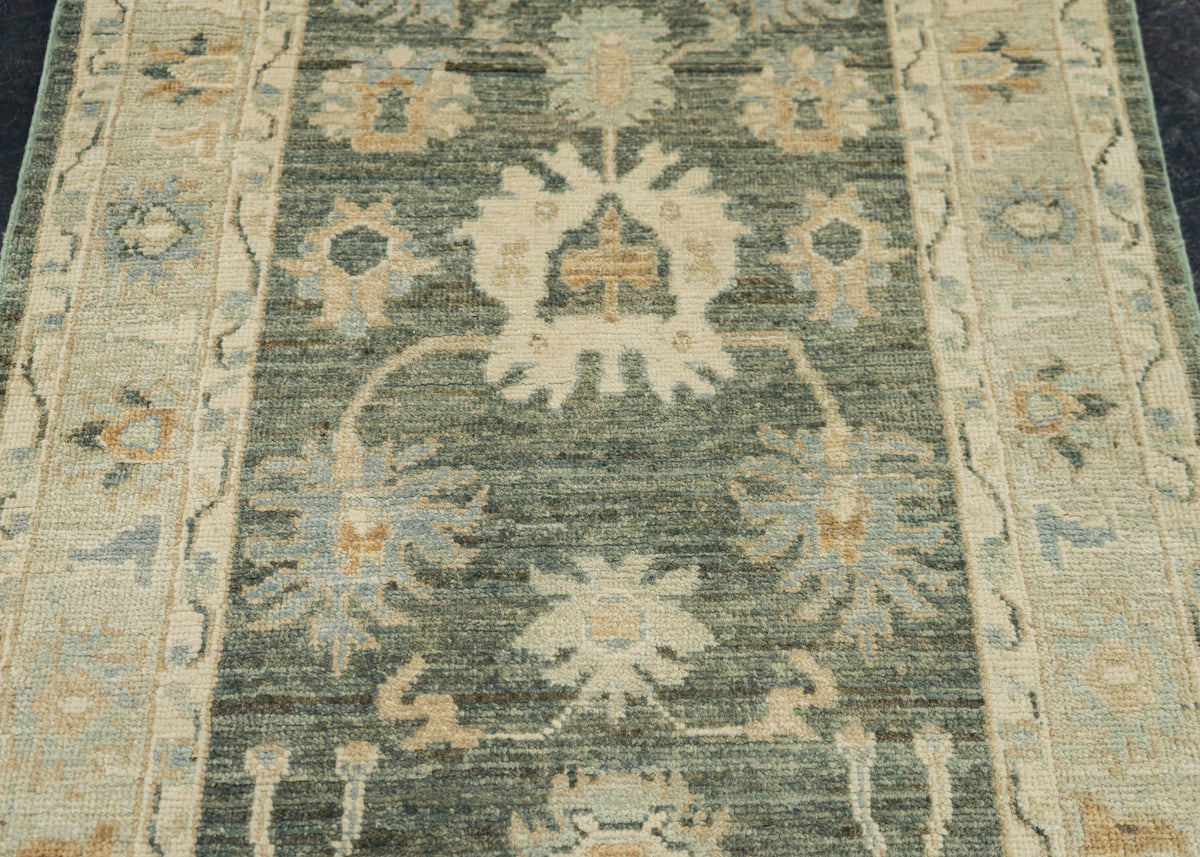Oushak Runner Rug 2'8'' x 17'7'' #24978