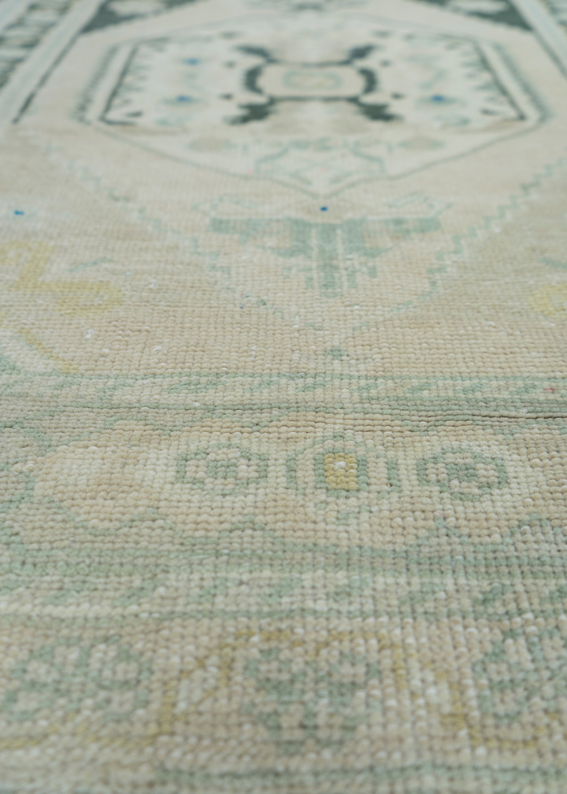 Turkish Mini Rug Oriental Hand Knotted Vintage Rug 2' x 3'2" #16892