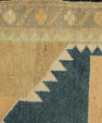 Turkish Mini Rug Oriental Hand Knotted Vintage Rug 1'7" x 1'8" #21155