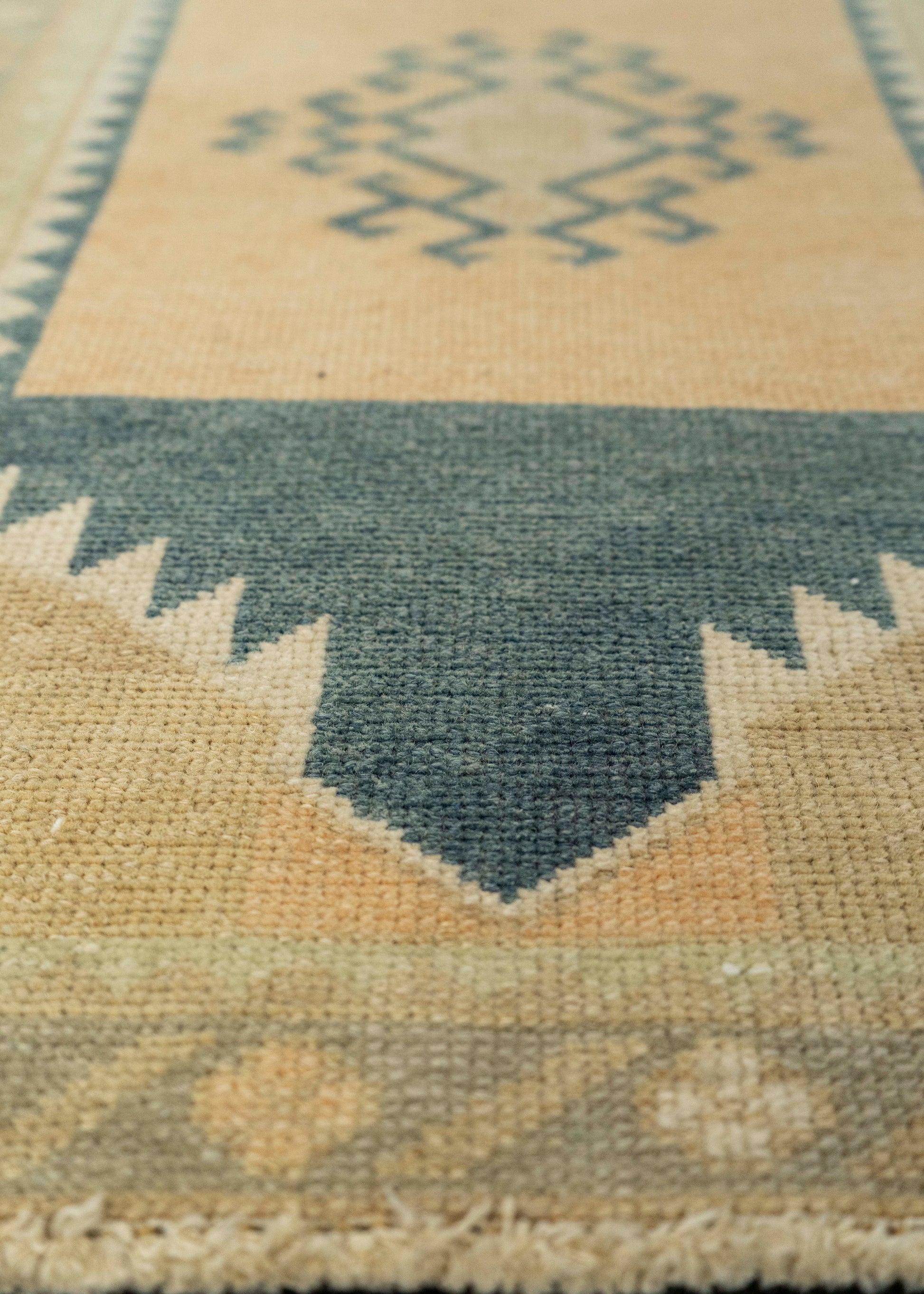 Turkish Mini Rug Oriental Hand Knotted Vintage Rug 1'7" x 1'8" #21155