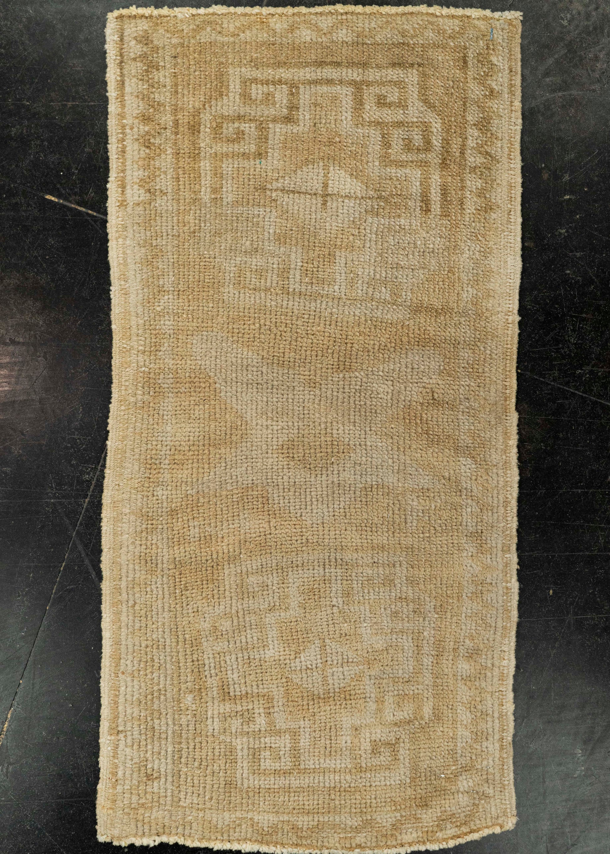 Turkish Mini Rug Oriental Hand Knotted Vintage Rug 1'7" x 3'4" #21149