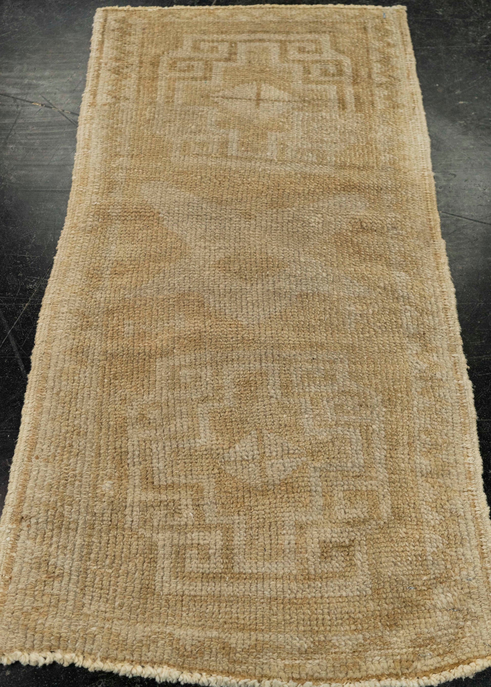 Turkish Mini Rug Oriental Hand Knotted Vintage Rug 1'7" x 3'4" #21149