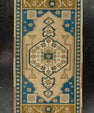 Turkish Mini Rug Oriental Hand Knotted Vintage Rug 1'8" x 3'2" #21188