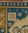 Turkish Mini Rug Oriental Hand Knotted Vintage Rug 1'8" x 3'2" #21188