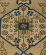 Turkish Mini Rug Oriental Hand Knotted Vintage Rug 1'8" x 3'2" #21188