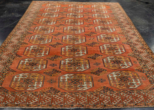 Antique Turkish Rug 7'3'' x 11'6'' #24605