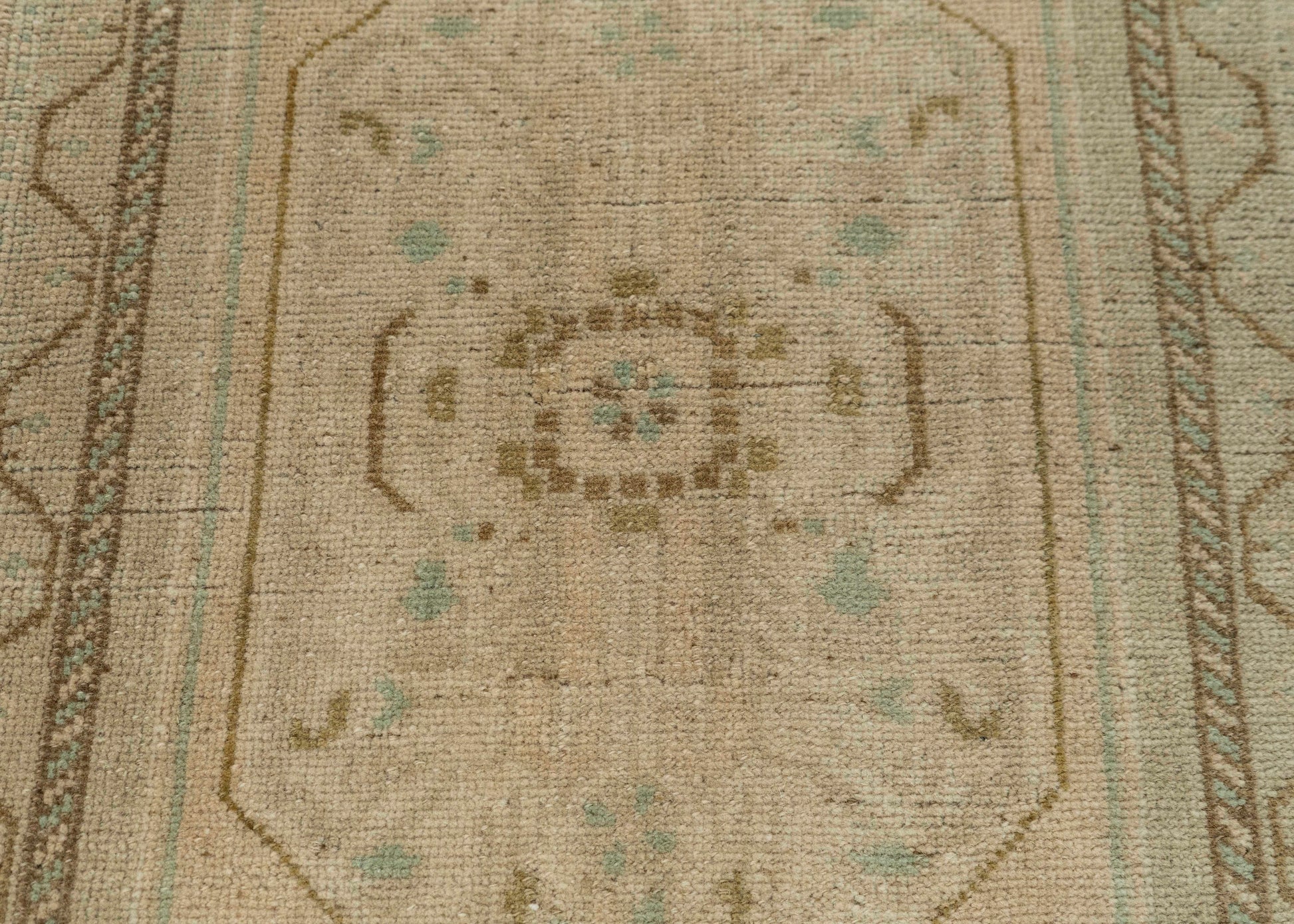 Turkish Mini Rug Oriental Hand Knotted Vintage Rug 1'9" x 3'7" #21076