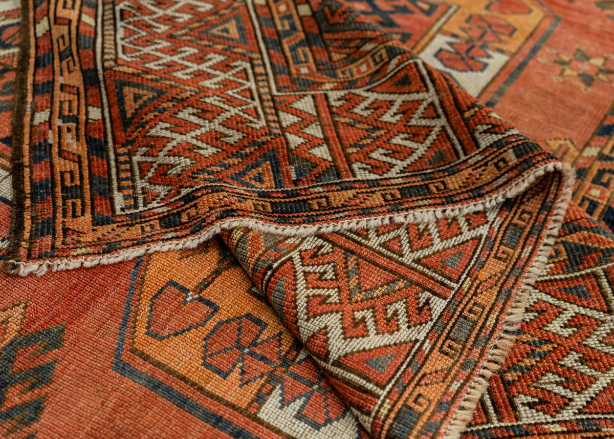 Antique Turkish Rug 7'3'' x 11'6'' #24605