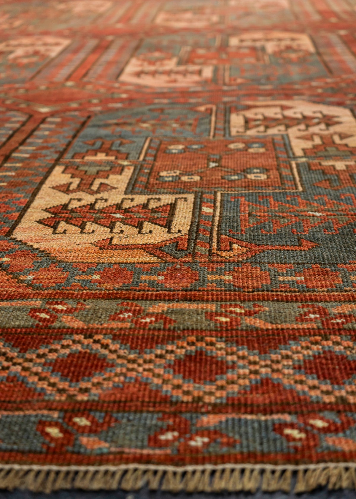 Antique Turkish Rug 7'4'' x 10'6'' #24607