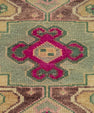 Turkish Mini Rug Oriental Hand Knotted Vintage Rug 1'6" x 2'6" #21186