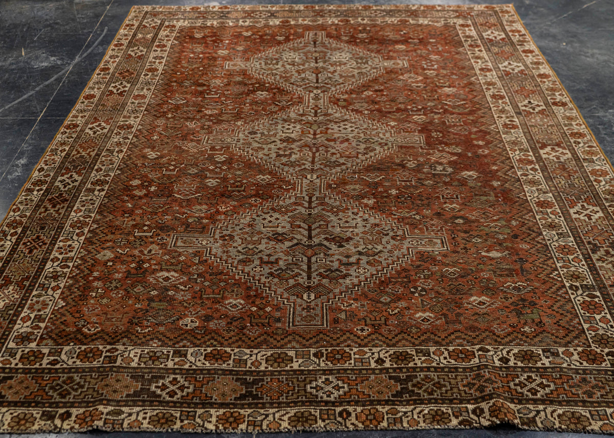 Antique Turkish Rug 6'6'' x 9'4'' #12108