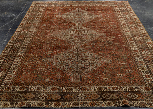 Antique Turkish Rug 6'6'' x 9'4'' #12108