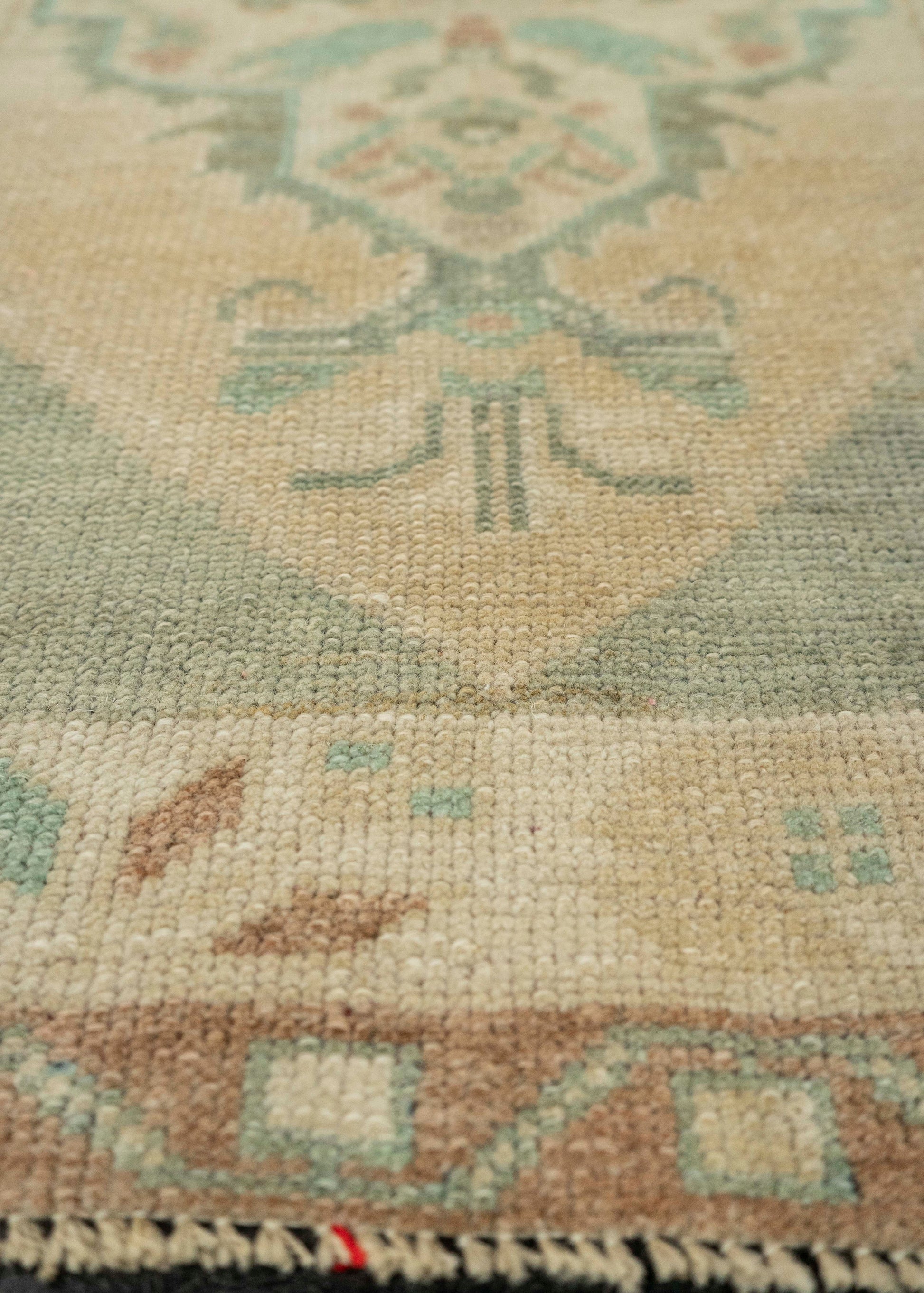Turkish Mini Rug Oriental Hand Knotted Vintage Rug 1'7" x 3'2" #21063