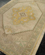 Turkish Mini Rug Oriental Hand Knotted Vintage Rug 1'9" x 2'9" #21027