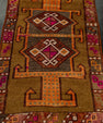 Turkish Mini Rug Oriental Hand Knotted Vintage Rug 1'9" x 1'8" #21068
