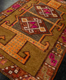 Turkish Mini Rug Oriental Hand Knotted Vintage Rug 1'9" x 1'8" #21068