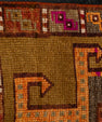 Turkish Mini Rug Oriental Hand Knotted Vintage Rug 1'9" x 1'8" #21068