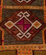 Turkish Mini Rug Oriental Hand Knotted Vintage Rug 1'9" x 1'8" #21068