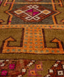 Turkish Mini Rug Oriental Hand Knotted Vintage Rug 1'9" x 1'8" #21068
