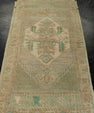 Turkish Mini Rug Oriental Hand Knotted Vintage Rug 1'10" x 3'7" #21026