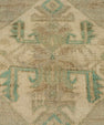 Turkish Mini Rug Oriental Hand Knotted Vintage Rug 1'10" x 3'7" #21026