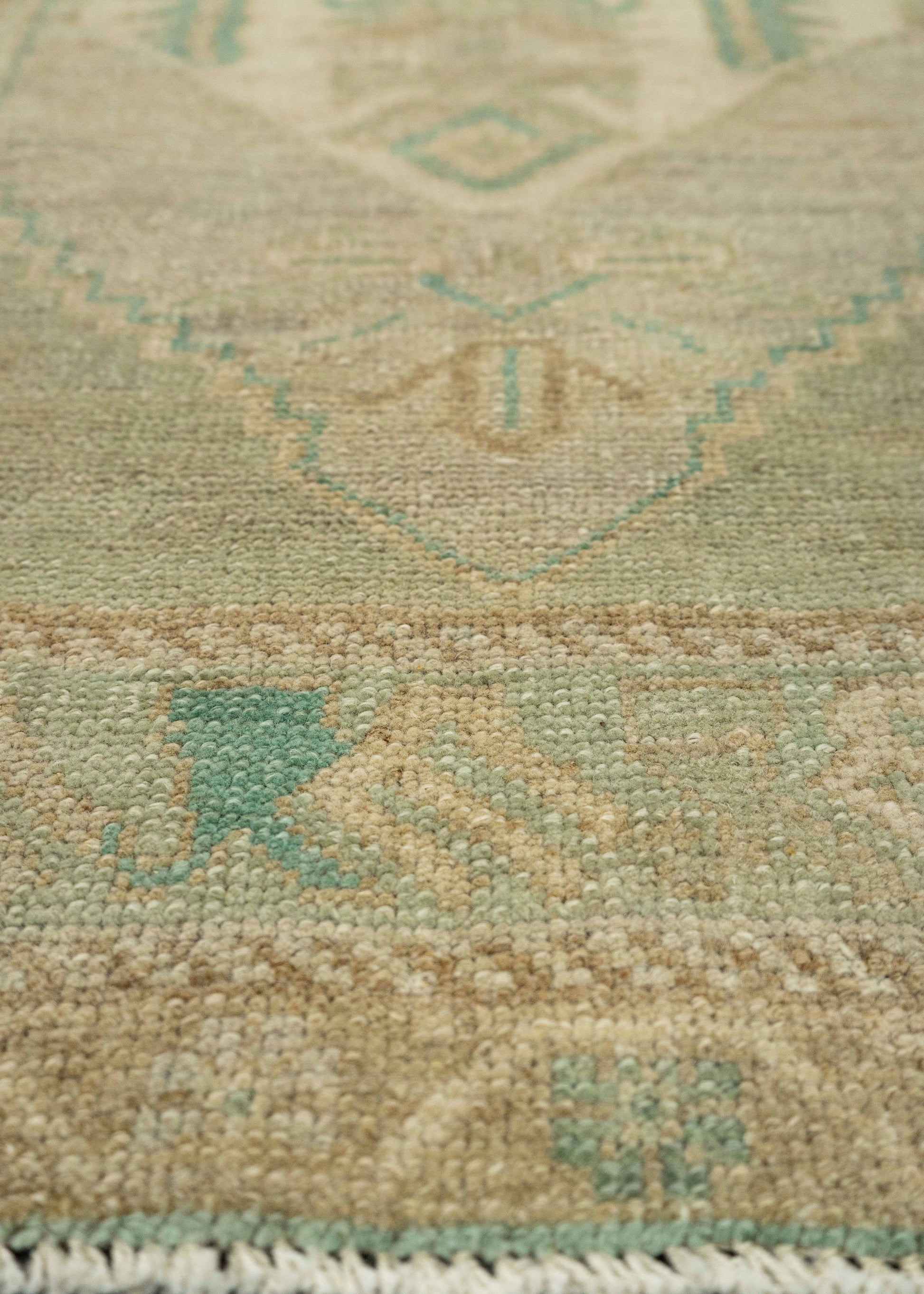 Turkish Mini Rug Oriental Hand Knotted Vintage Rug 1'10" x 3'7" #21026