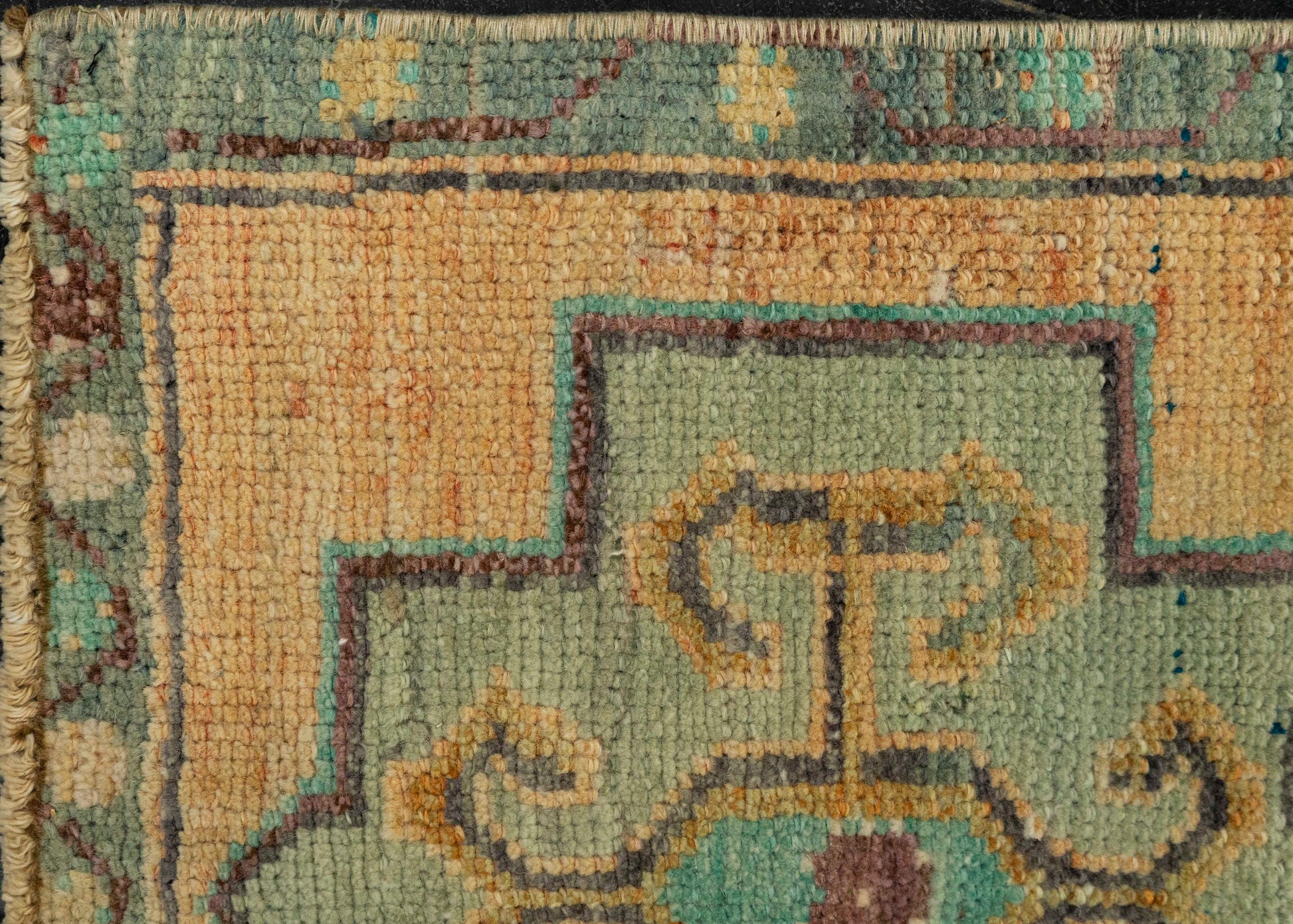 Turkish Mini Rug Oriental Hand Knotted Vintage Rug 1'5" x 3'2" #21153
