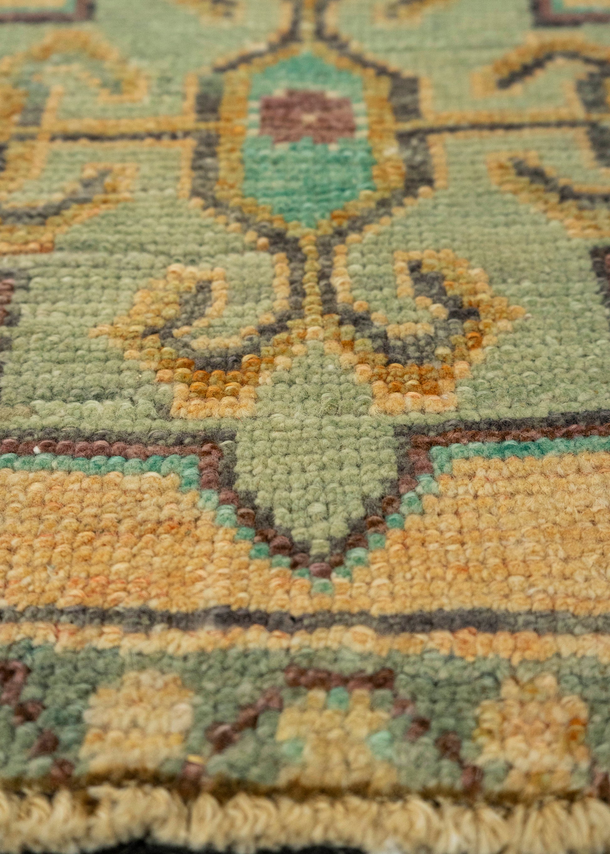 Turkish Mini Rug Oriental Hand Knotted Vintage Rug 1'5" x 3'2" #21153