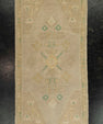 Turkish Mini Rug Oriental Hand Knotted Vintage Rug 1'8" x 3'3" #21071