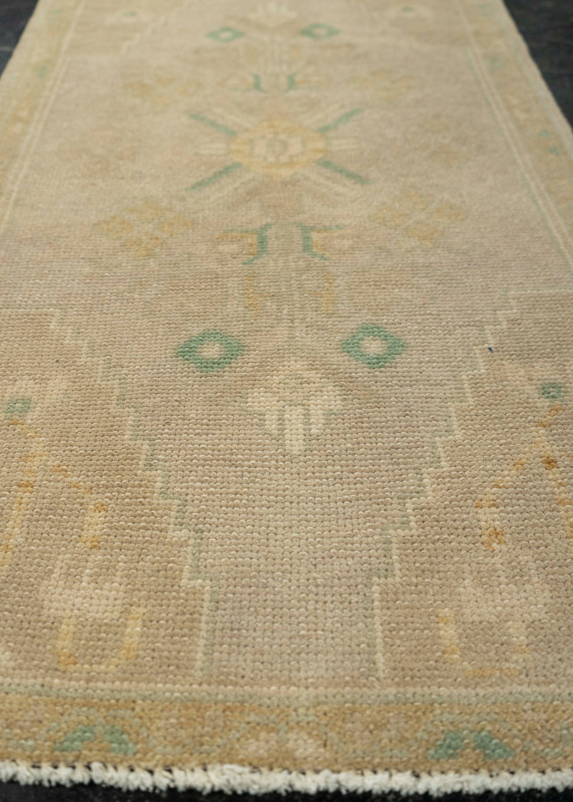 Turkish Mini Rug Oriental Hand Knotted Vintage Rug 1'8" x 3'3" #21071