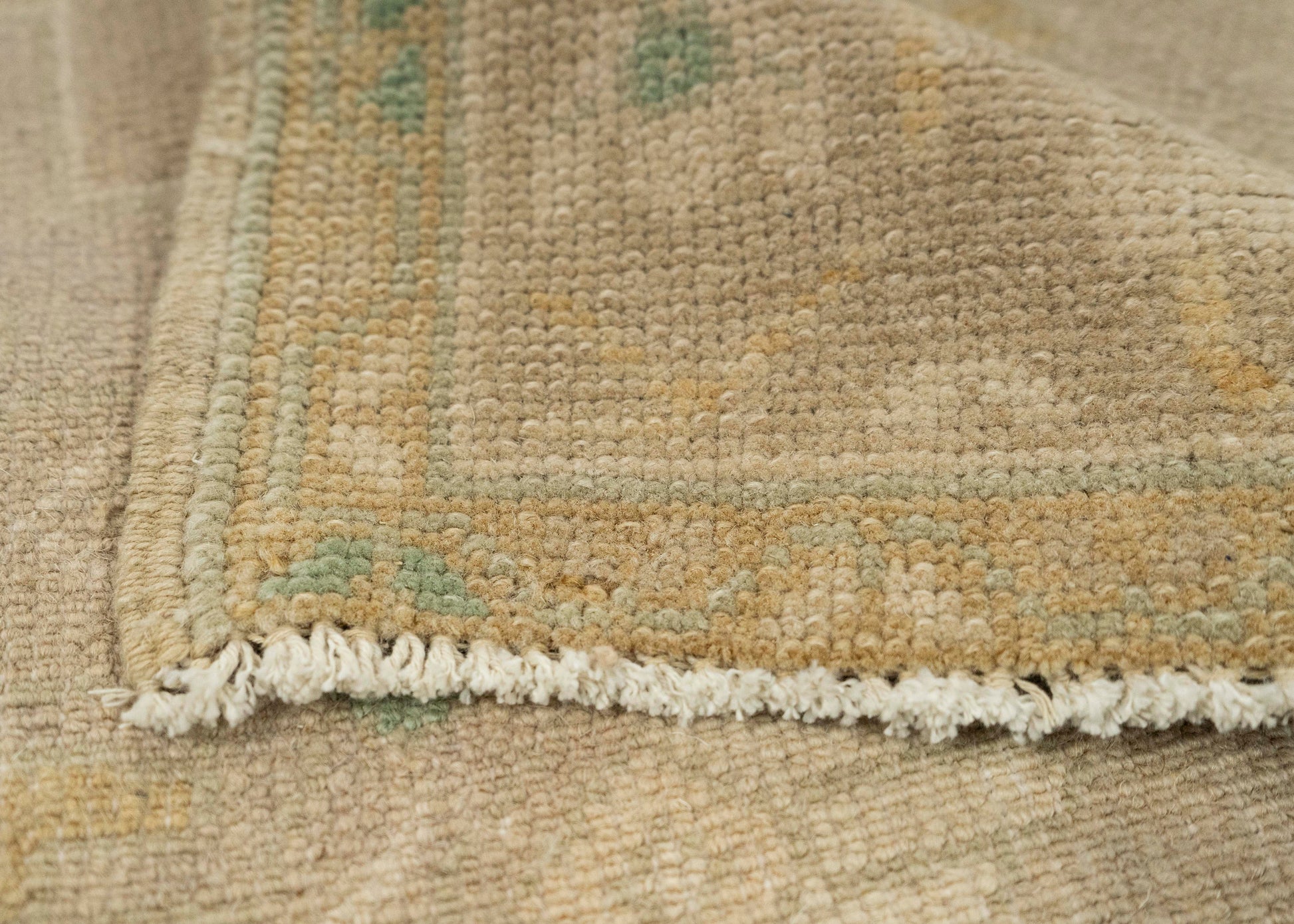 Turkish Mini Rug Oriental Hand Knotted Vintage Rug 1'8" x 3'3" #21071