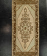 Turkish Mini Rug Oriental Hand Knotted Vintage Rug 1'7" x 3'8" #21064