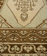 Turkish Mini Rug Oriental Hand Knotted Vintage Rug 1'7" x 3'8" #21064