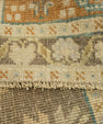 Turkish Mini Rug Oriental Hand Knotted Vintage Rug 1'5" x 3'9" #21088