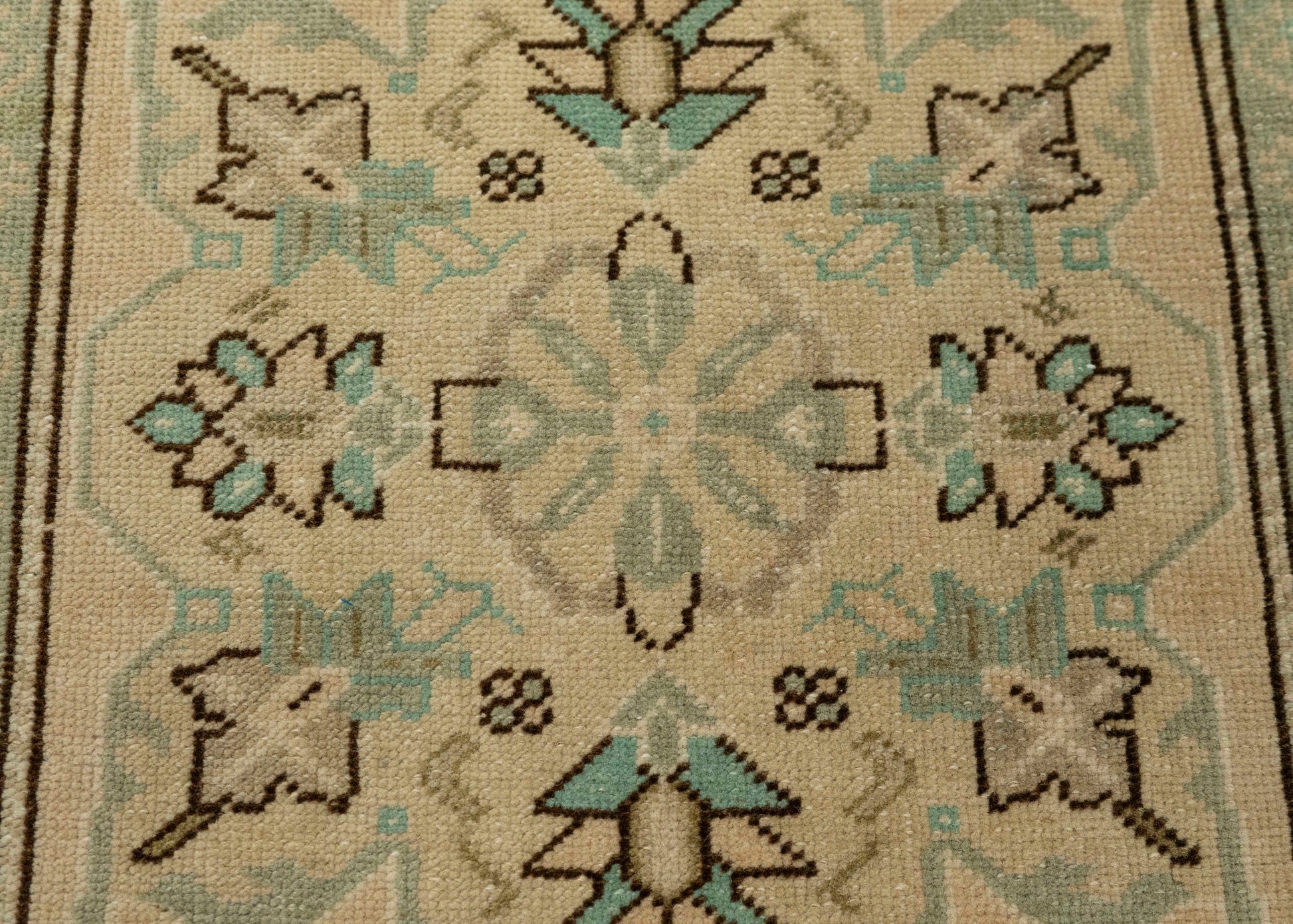 Turkish Mini Rug Oriental Hand Knotted Vintage Rug 1'10" x 3'4" #21092