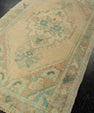 Turkish Mini Rug Oriental Hand Knotted Vintage Rug 1'9" x 3'3" #21093