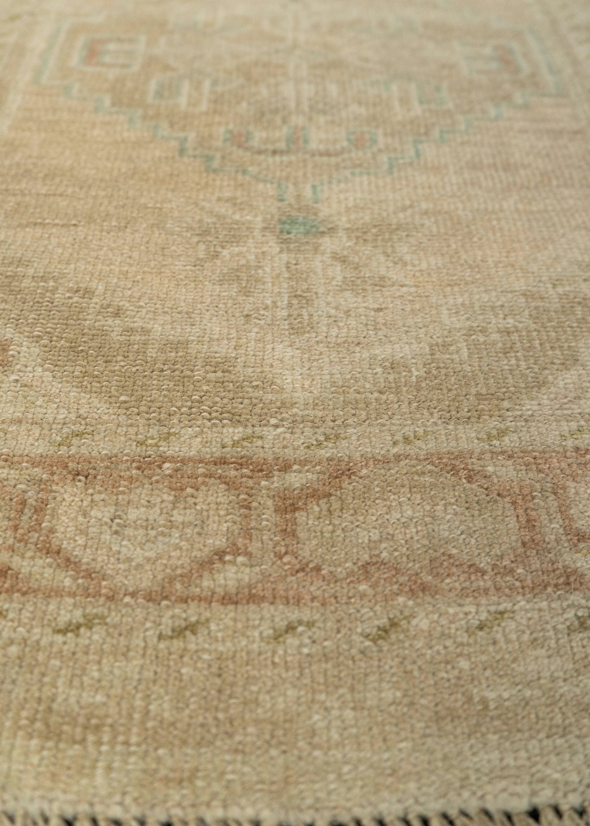 Turkish Mini Rug Oriental Hand Knotted Vintage Rug 1'11" x 3'1" #21081