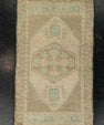 Turkish Mini Rug Oriental Hand Knotted Vintage Rug 1'9" x 3' #21087