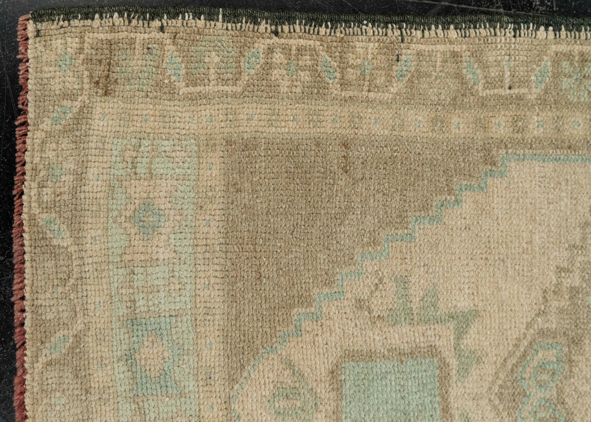 Turkish Mini Rug Oriental Hand Knotted Vintage Rug 1'9" x 3' #21087